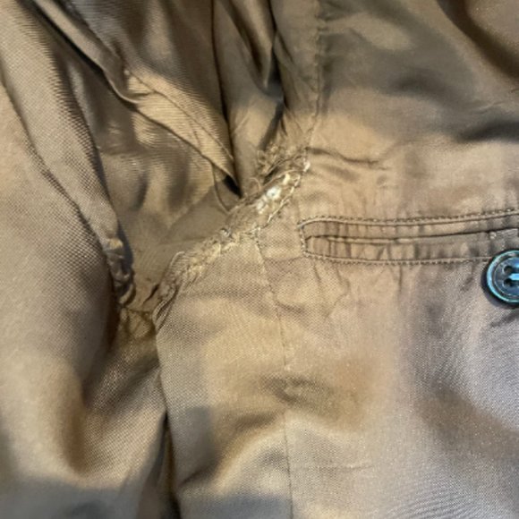 Vintage Armand Thiery tweed sports jacket with elbow patches made in France - Picture 12 of 12